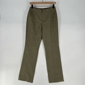 Boston‎ Proper Lightweight Stretch Cotton Seamed Straight Leg Olive Utility Pant
